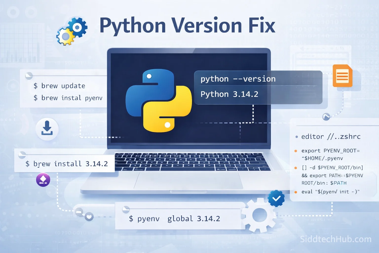 Fix Python Version on macOS Using Pyenv