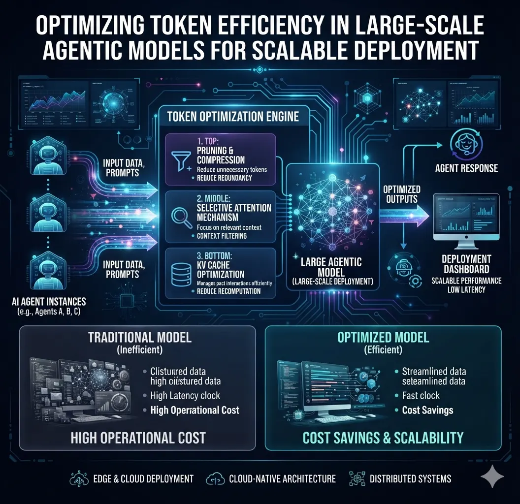 Optimizing Token Efficiency in Large-Scale Agentic Models for Scalable Deployment